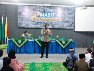 Wakasat Binmas Polrestabes Medan Jadi Pemateri di SMP 3 Muhammadiyah