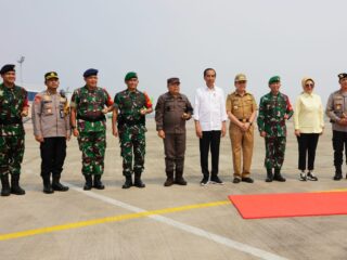 Pangdam II/Sriwijaya Pimpin Pengamanan Kunjungan Presiden Joko Widodo di Sumatera Selatan