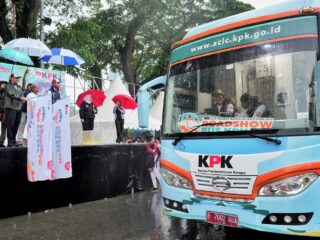 Dilepas Wali Kota Medan, Roadshow Bus KPK "Jelajah Negeri Bangun Anti Korupsi" Lanjutkan Perjalanan Ke Provinsi Aceh