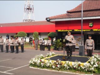 Kapolda Metro Jaya Pimpin Apel Pagi di Polres Metro Tangerang Kota