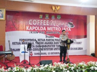 Kapolda Metro Jaya menilai Sinergitas menjadi Faktor Penting dan Fundamental guna Perkuat Cooling System menuju Pemilu Damai 2024