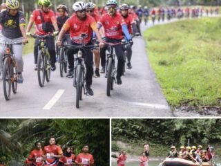 Diikuti Ribuan Peserta, Sergai Kenalkan Potensi Wisata Arung Jeram Lewat Fun Bike dan Fun Run Tour de Bahbolon