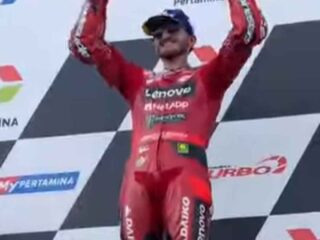 Francesco"Fecco" Bagnaia Dari Ducati Lenovo Team. Sabet Juara MottoGP Mandalika 2023.