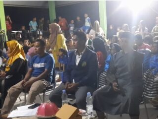 Malam Ramah Tamah Mahasiswa KKA UMB Di Sambut Antusias Oleh masyarakat Liabuku