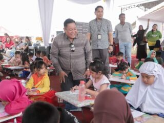 Pesta Njuah-Njuah Gelar Permainan Tradisional Anak,Bupati Dairi:Kegiatan Positif Alihkan Anak Dari Candu Gadget