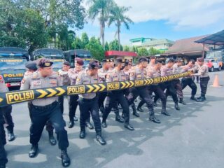 Polrestabes Medan Gelar Pelatihan Pengendalian Massa Jelang Pemilu 2024