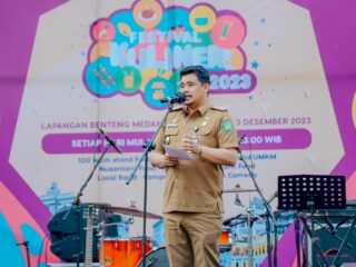Bobby Nasution Buka FKM 2023, Saatnya Bangkit, Tunjukkan Ekonomi Medan Kuat Melalui Kuliner