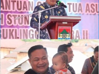 Pj Walikota Lubuklinggau H.Trisko Defriyansa Bagikan Makanan Tambahan156 Anak Stunting Diasuh Pemkot Lubuklinggau