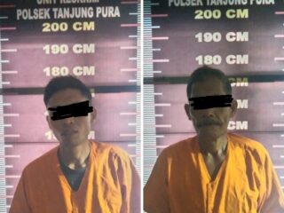 Polsek Tanjung pura ungkap kasus Tindak Pidana Secara bersama-sama melakukan kekerasan