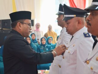 Pj. Walikota Padangsidimpuan  Lantik 42 kepala Desa Terpilih
