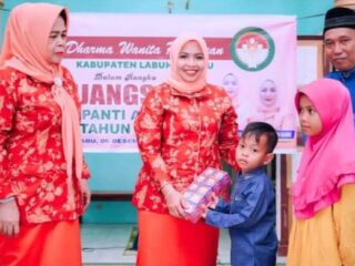 Dharma Wanita Persatuan Kabupaten Labuhanbatu Anjangsana ke Panti Asuhan Putri Siti Khadijah