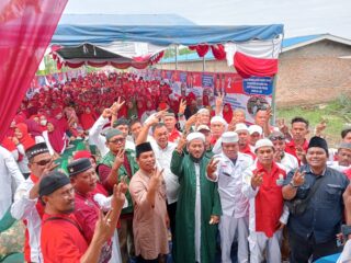 DPP Mazilah Sumut Bersama Kader Partai Gerindra Gelar Deklarasi Pemenangan Capres Prabowo