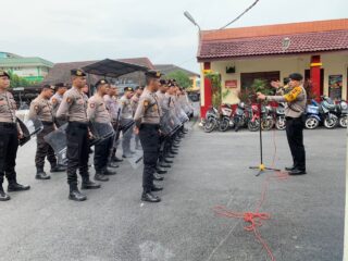 Sat Samapta Polrestabes Medan Gelar Pelatihan Pengendalian Massa dan Pengawalan VIP