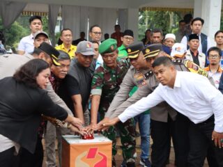Wakapolrestabes Medan Ikuti Deklarasi Damai Bawaslu Deli Serdang