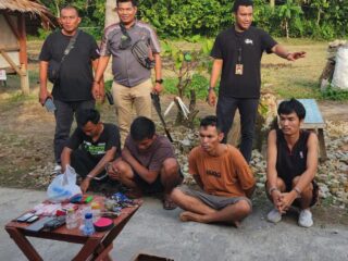 Unit Reskrim Polsek Pancur Batu Berhasil Ringkus Bandar Besar Narkoba dan Tiga Orang Pemakai