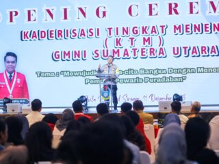 Kapolda Sumut Keynote Speker Seminar Nasional Pembukaan Kaderisasi Tingkat Menengah DPD GMNI Sumut