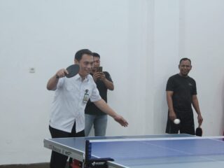 Semangat dan Kebersamaan Warnai Turnamen Tenis Meja HUT ke-52 Korpri Medan