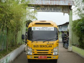 Bus Sekolah Gratis Pemko Medan Ringankan Biaya Pendidikan Anak