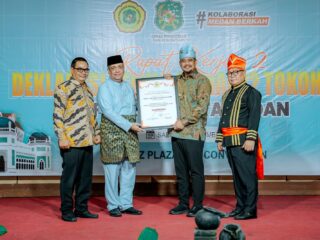 Dinobatkan Tokoh Peduli Budaya, Bobby Nasution Ajak Forkala Sukseskan Pemilu 2024