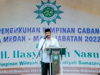 Di Tabligh Akbar & Pengukuhan PC Muhammadiyah, Bobby Nasution: Jaga Selalu Hablum Minallah dan Minannas hu