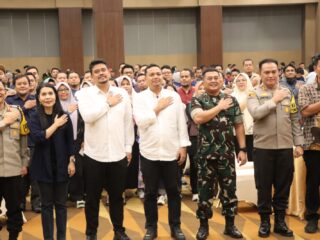 Kapolrestabes Medan Hadiri Rapat Koordinasi Persiapan dan Distribusi Logistik Pemilu Bersama PPK dan PPS se-Kota Medan