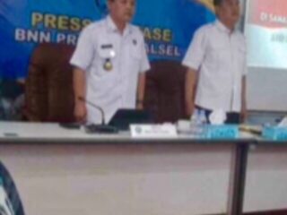 BNN Provinsi Kalimantan Selatan Gelar Press Release Akhir Tahun 2023.
