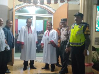 Polres Binjai, Pengamanan Perayaan Ibadah Natal 2023 Berlangsung Aman dan Kondusif