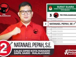 Natanael Pepah SE: mengajak Kaum  Milenial Sulut "Mari Bersama-sama Mensukseskan Pesta Demokrasi Ini Dengan Damai"