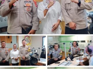 On Air Radio Kanit Binmas Polsek Panongan Ajak Masyarakat Jaga Kamtibmas Jelang Pemilu 2024