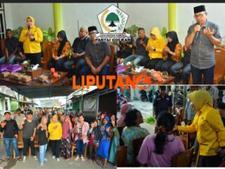 Winasta Ayu Duri,ST.MM Kunjungi Nikan,Seperti Kampanye di Lingkungan Keluarga Sendiri