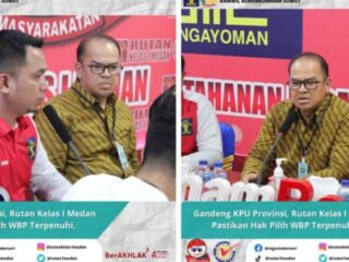 Gandeng KPU Provinsi, Rutan Medan Pastikan Hak Pilih WBP Terpenuhi