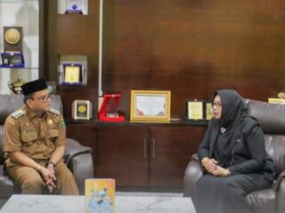 Pj Wali Kota Letnan Dalimunthe terima kunjungan silaturahmi Kepala Pengadilan Negeri Padangsidimpuan Silvianingsih