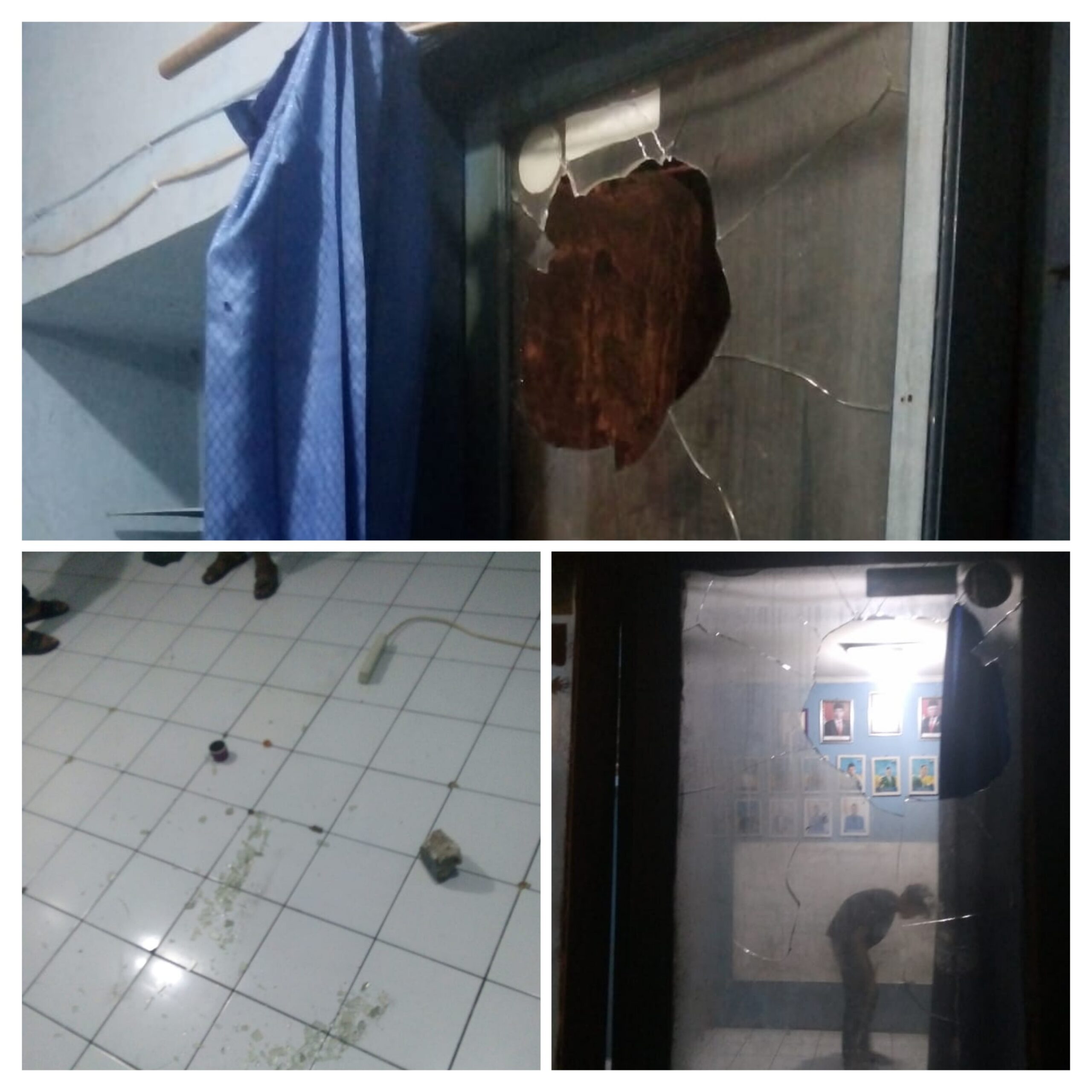 Teror, Penimpukan Batu Besar di Sekretariat PC PMII Kota Bekasi oleh Orang Tidak Dikenal (OTK)
