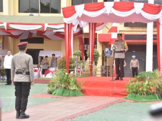 Kapolda Kalsel Irjen Pol Winarto Pimpin Upacara Korp Raport Anggota Polri dan PNS Polri