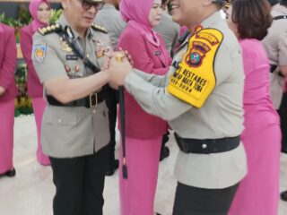 Kapolrestabes Medan Hadiri Sertijab Pejabat Utama di Polda Sumut