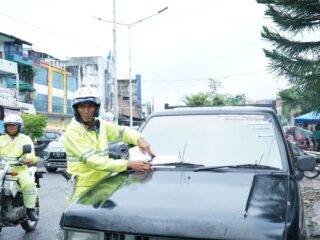 Warga Apresiasi Polda Sumut Tindak Angkutan Umum Melanggar Lalulintas Bikin Macet Jalan SM Raja