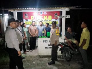 Polsek Tanjung Beringin Res Sergai Gelar Patroli Cek Poskamling
