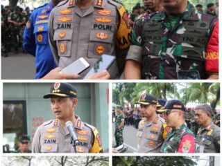 Gelar Apel Pengamanan Kedatangan Presiden Jokowi di Kota Tangerang, 1.084 Personil Gabungan Disiagakan