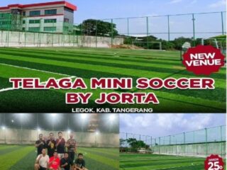 Asyik....!! Kabar Gembira,  Penggila Sepak Bola, Di Telaga Mini Soccer By Jorta Legok Kabupaten Tangerang