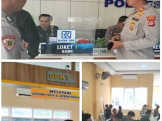 Kasiwas Polresta Tangerang Lakukan Monitoring Personel Yang Tugas Pelayanan Kepada Masyarakat
