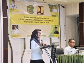 Sosialisasi Program Hibah Air Limbah Setempat Kabupaten Luwu Utara T.A 2024