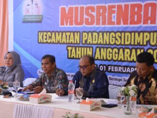 Pj. Wali Kota Padangsidimpuan Hadiri Musrenbang Tingkat Kecamatan tahun 2025