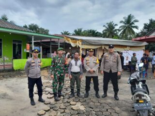 Sinergitas TNI dan Polri di Bangka Barat Menjaga Keamanan di TPS Pemilu 2024 