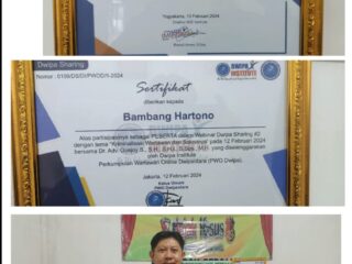 Bambang Hartono Sabet Dua Penghargaan Atas Kontribusinya Dalam Dunia Jurnalistik.