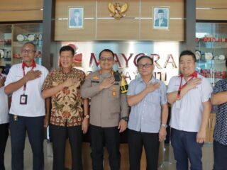Jalin Sinergitas, Kapolresta Tangerang Kunjungi PT. Mayora Indah Jayanti