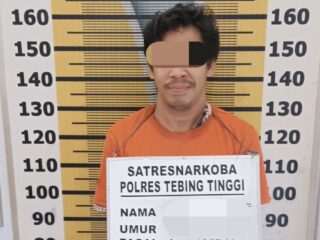 Hendak Edarkan Sabu, TR Ditangkap Sat Narkoba Polres Tebing Tinggi