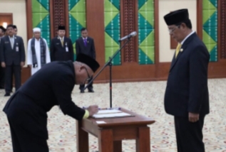 Gubernur Kalsel Resmi Melantik 123 Pejabat Baru Lingkup Pemprov Kalsel