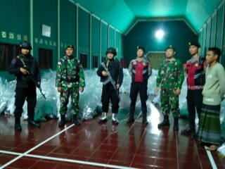Jelang Pemungutan Suara, TNI Polri di Lotim Tetap Eksis Gelar Patroli Malam Sambangi KPU dan Bawaslu.
