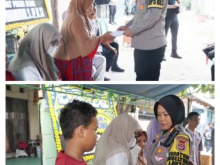 Kapolresta Tangerang Melayat Ke Rumah Duka Anggota KPPS 86 Perum Taman Nuri Pasar Kemis