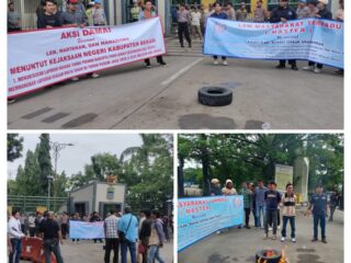Mosi Tidak Percaya, RJN Dan Lsm Master Serta Mahasiswa Menuntut Kinerja Kejari Kabupaten Bekasi